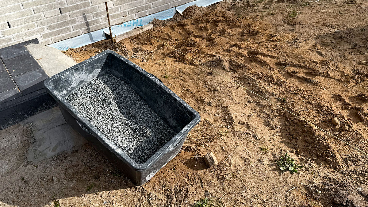 Concrete mix being used on a residential excavation project by Sugarhouse