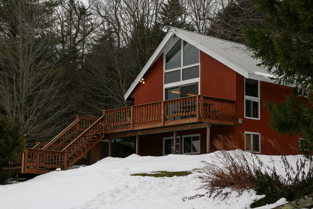 A Vacation home in Vermont in the winter managed and maintained by Sugarhouse